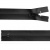 Молния водонепроницаемая PVC Т-7, 20 см, неразъемная, цвет чёрный - купить в Батайске. Цена: 21.56 руб.