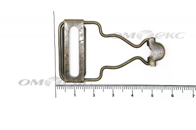 Застежки для комбинезонов металлическая 32 мм Никель (20ШТ)  - купить в Батайске. Цена: 3.18 руб.