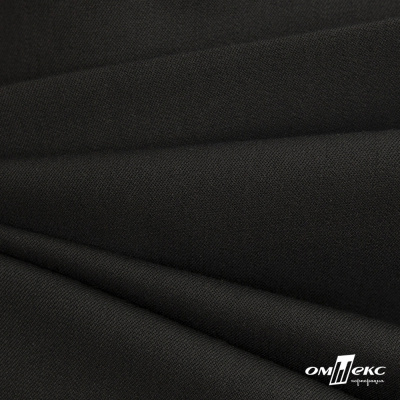 Костюмная ткань с вискозой "Диана", 260 гр/м2, шир.150см, цвет чёрный - купить в Батайске. Цена 434.07 руб.