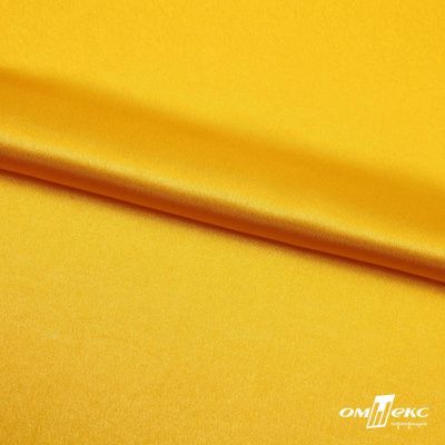 Поли креп-сатин 13-0859, 125 (+/-5) гр/м2, шир.150см, цвет жёлтый - купить в Батайске. Цена 155.57 руб.