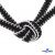 Шнурки #108-4, плоские 130 см, цв.-чёрно/белый - купить в Батайске. Цена: 47.52 руб.