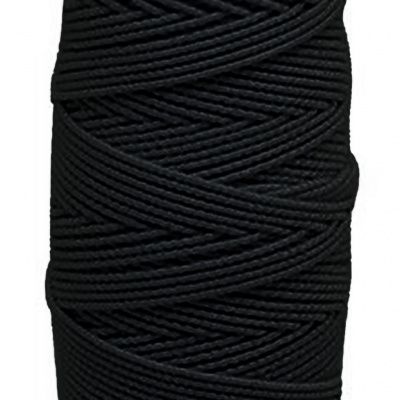 Нитка - резинка Спандекс 25 м (уп-10шт)-чёрные - купить в Батайске. Цена: 36.02 руб.