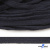 Шнур плетеный d-8 мм плоский, 70% хлопок 30% полиэстер, уп.85+/-1 м, цв.1010-т.синий - купить в Батайске. Цена: 735 руб.