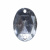 Стразы пришивные акриловые арт.#39/10 - "Кристал", 10х14 мм - купить в Батайске. Цена: 0.69 руб.
