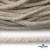 Шнур плетеный d-6 мм круглый, 70% хлопок 30% полиэстер, уп.90+/-1 м, цв.1077-лён - купить в Батайске. Цена: 588 руб.