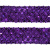 Тесьма с пайетками 12, шир. 35 мм/уп. 25+/-1 м, цвет фиолет - купить в Батайске. Цена: 1 308.30 руб.