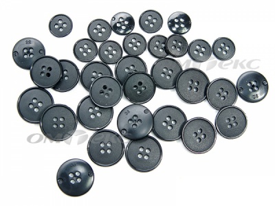 51926/15 мм (4 пр) черные пуговицы (брючные) - купить в Батайске. Цена: 1.50 руб.