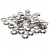 Люверсы, металлические/10мм/никель (упак.1000 шт) - купить в Батайске. Цена: 637 руб.
