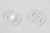 Кнопки пришивные пластиковые 13 мм, блистер 24шт, цв.-прозрачные - купить в Батайске. Цена: 62.27 руб.
