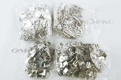 Крючки брючные 4 шипа "Стром" 144 шт. никель - купить в Батайске. Цена: 383.97 руб.