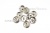 Кнопки пришивные 30 мм никель - купить в Батайске. Цена: 18.68 руб.