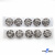 119-01 Кнопки пришивные декоративные металл 21 мм, цв.-никель - купить в Батайске. Цена: 21.54 руб.