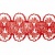 140-Кружево капрон 15мм цв.13-красный - купить в Батайске. Цена: 4.21 руб.