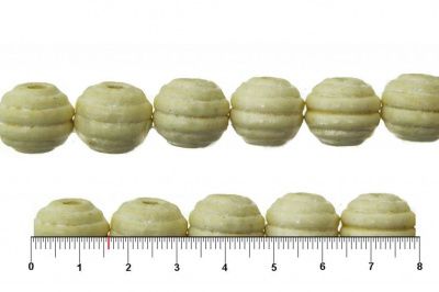 0309-Бусины деревянные "ОмТекс", 16 мм, упак.50+/-3шт, цв.035-белый - купить в Батайске. Цена: 62.22 руб.