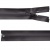 Молния водонепроницаемая PVC Т-7, 60 см, разъемная, цвет (301) т.серый - купить в Батайске. Цена: 49.39 руб.