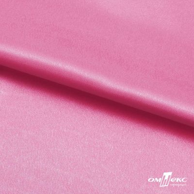 Поли креп-сатин 15-2215, 125 (+/-5) гр/м2, шир.150см, цвет розовый - купить в Батайске. Цена 157.15 руб.