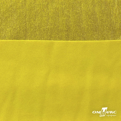 Трикотажное полотно голограмма, шир.140 см, #602 -жёлтый/жёлтый - купить в Батайске. Цена 385.88 руб.