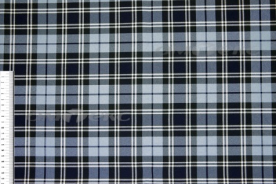 Ткань костюмная клетка Т7274 2004, 220 гр/м2, шир.150см, цвет т.синий/гол/бел - купить в Батайске. Цена 