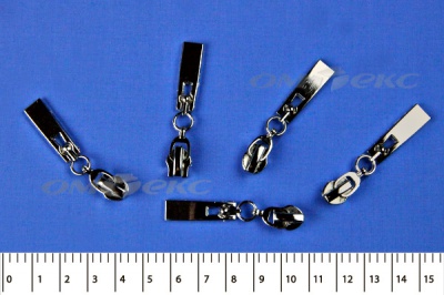 Слайдер декоративный, металлический №1/спираль Т7/никель - купить в Батайске. Цена: 6.29 руб.