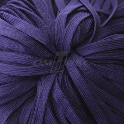 Шнур 15мм плоский (100+/-1м) №10 фиолетовый - купить в Батайске. Цена: 10.21 руб.
