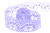 Тесьма кружевная 0621-2063, шир. 40 мм/уп. 20+/-1 м, цвет 107-фиолет - купить в Батайске. Цена: 933.93 руб.