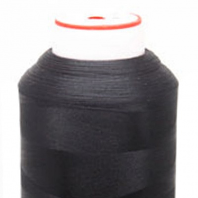 Нитки текстурированные некручёные, намот. 5 000 м, цвет чёрный - купить в Батайске. Цена: 70.43 руб.