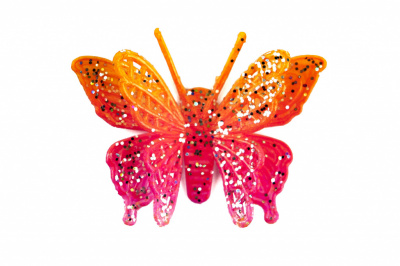 Бабочка декоративная пластиковая #10 - купить в Батайске. Цена: 7.09 руб.