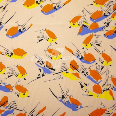 Плательная ткань "Софи" 14.1, 75 гр/м2, шир.150 см, принт птицы - купить в Батайске. Цена 241.49 руб.