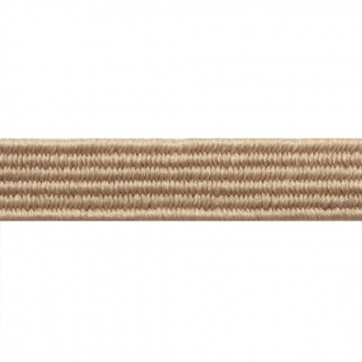 Резиновые нити с текстильным покрытием, шир. 6 мм ( упак.30 м/уп), цв.- 97-бежевый - купить в Батайске. Цена: 152.05 руб.