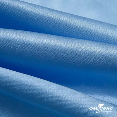 Поли креп-сатин 14-4121, 125 (+/-5) гр/м2, шир.150см, цвет голубой - купить в Батайске. Цена 157.15 руб.
