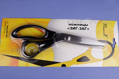 Ножницы ЗИГ-ЗАГ "MAXWELL" 230 мм - купить в Батайске. Цена: 1 041.25 руб.