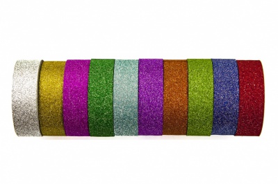 Тейп лента для оформления и флористики (уп.5+/-0,2 м)-цветная - купить в Батайске. Цена: 9.48 руб.