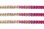 Пайетки "ОмТекс" на нитях, CREAM, 6 мм С / упак.73+/-1м, цв. 89 - розовый - купить в Батайске. Цена: 468.37 руб.