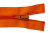 Спиральная молния Т5 849, 75 см, автомат, цвет оранжевый - купить в Батайске. Цена: 16.28 руб.