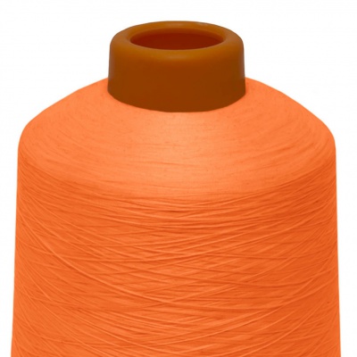 Нитки текстурированные некручёные 457, намот. 15 000 м, цвет оранжевый - купить в Батайске. Цена: 204.10 руб.