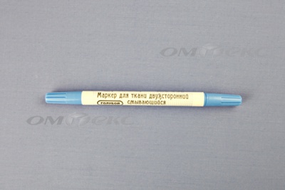 Маркер двухсторонний смывающийся для ткани RA-002 голубой - купить в Батайске. Цена: 207.84 руб.