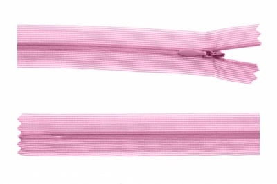 Молния потайная Т3 513, 60 см, капрон, цвет св.розовый - купить в Батайске. Цена: 10.13 руб.
