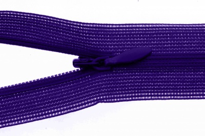 Молния потайная Т3 866, 20 см, капрон, цвет фиолетовый - купить в Батайске. Цена: 5.27 руб.