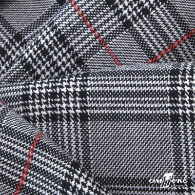 Ткань костюмная "Клер" 80% P, 16% R, 4% S, 200 г/м2, шир.150 см,#10 цв-серый/красный - купить в Батайске. Цена 412.02 руб.