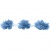 Тесьма плетеная "Рюш", упак. 9,14 м, цвет голубой - купить в Батайске. Цена: 45.87 руб.