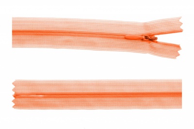Молния потайная Т3 849, 20 см, капрон, цвет оранжевый - купить в Батайске. Цена: 5.12 руб.