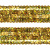 Тесьма с пайетками D16, шир. 20 мм/уп. 25+/-1 м, цвет золото - купить в Батайске. Цена: 778.19 руб.