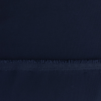 Костюмная ткань "Элис", 220 гр/м2, шир.150 см, цвет т.синий - купить в Батайске. Цена 308 руб.