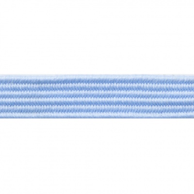 Резиновые нити с текстильным покрытием, шир. 6 мм ( упак.30 м/уп), цв.- 108-голубой - купить в Батайске. Цена: 155.22 руб.
